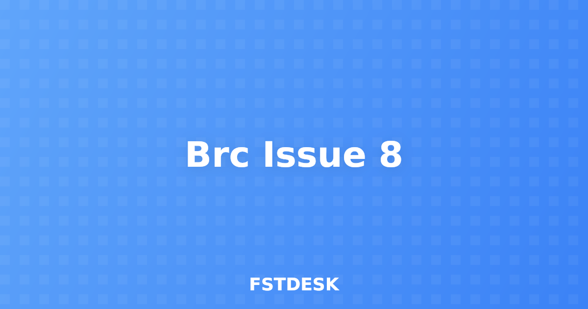 Brc Issue 8