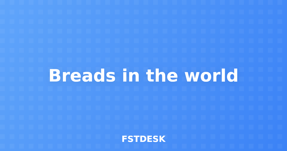 Breads in the world