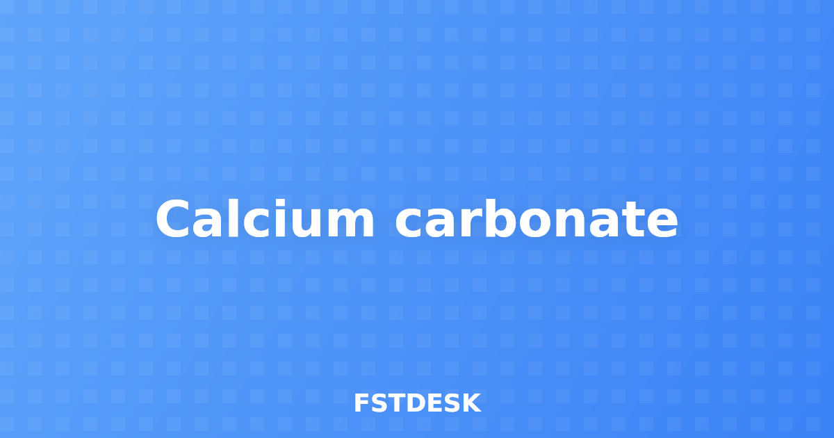 Calcium carbonate