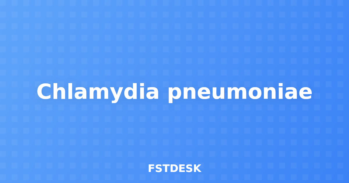 Chlamydia pneumoniae