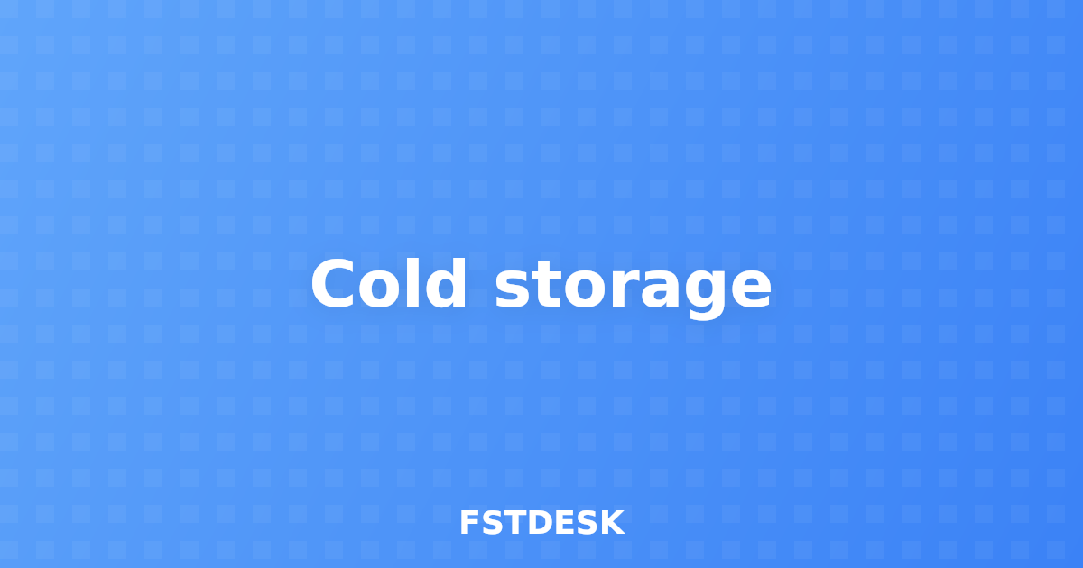 Cold storage
