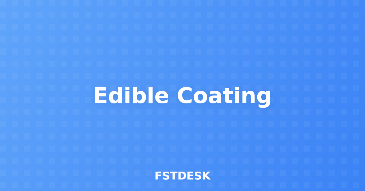 Edible Coating