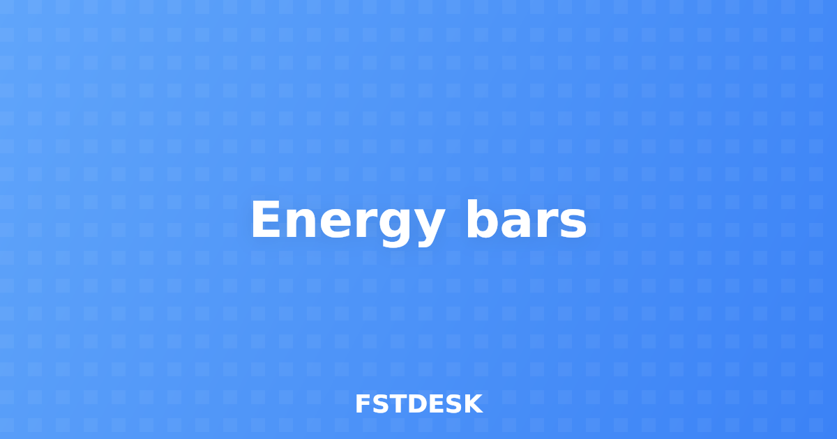 Energy bars