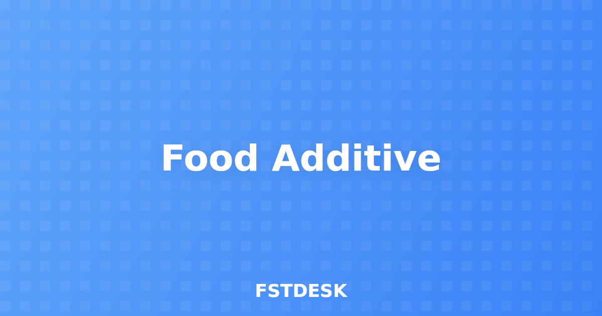 Food Additive