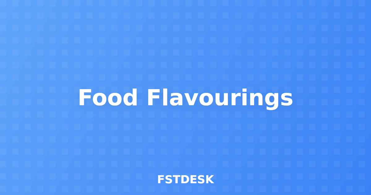Food Flavourings