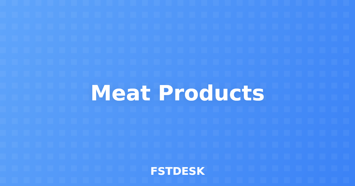 Meat Products