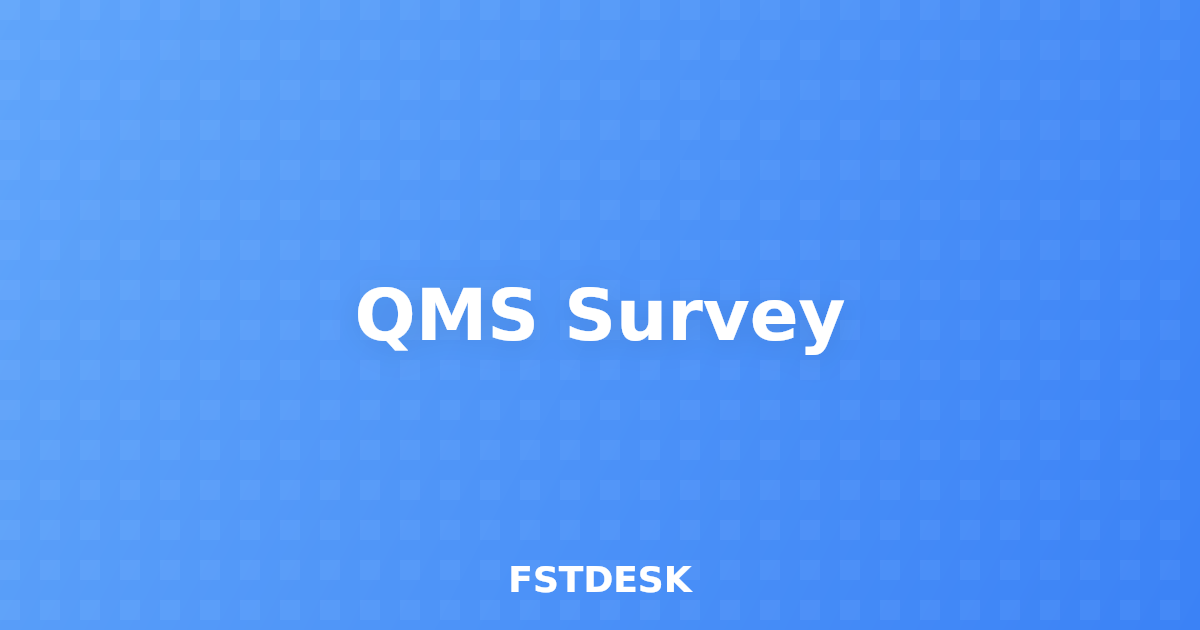 QMS Survey