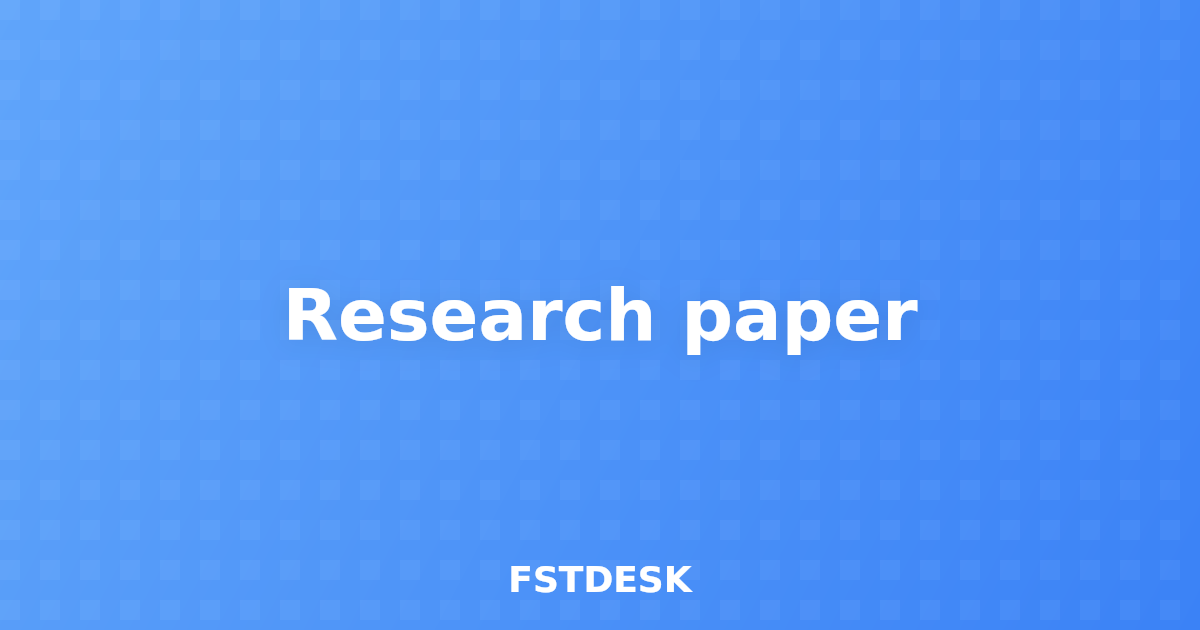 Research paper