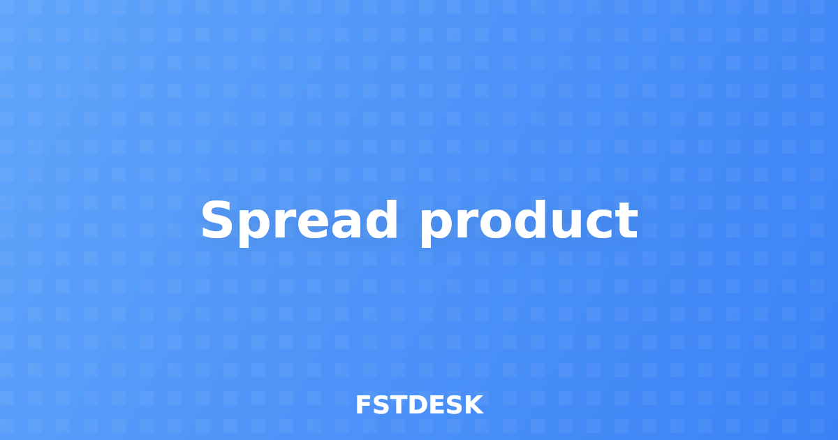 Spread product