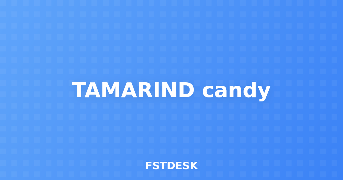 TAMARIND candy
