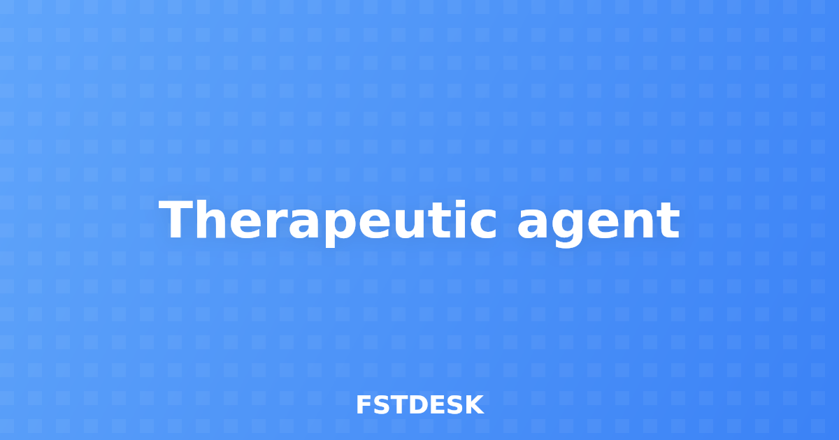 Therapeutic agent