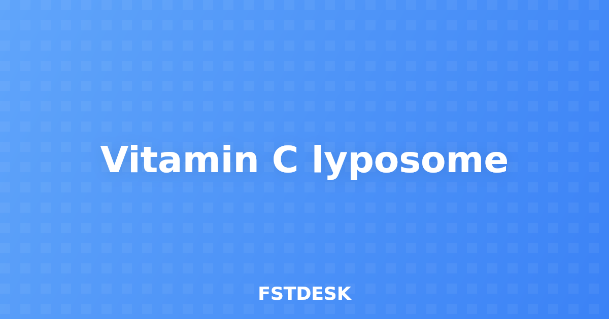 Vitamin C lyposome