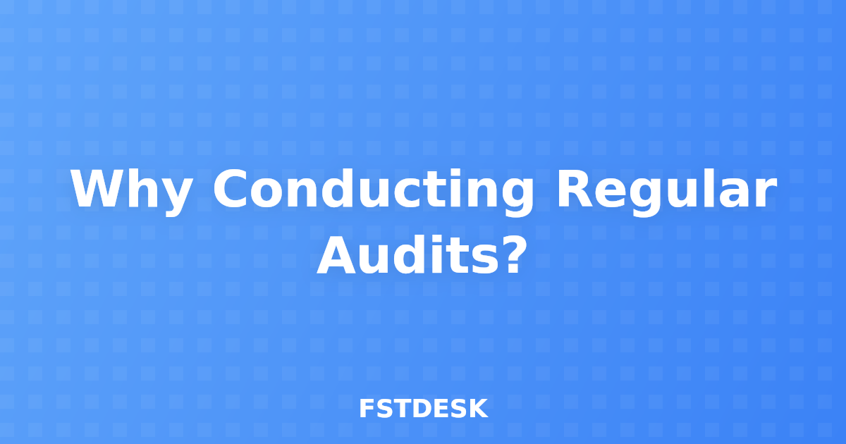 Why Conducting Regular Audits?
