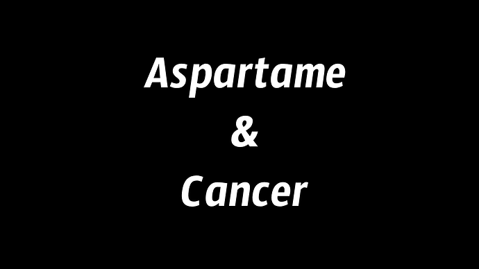 aspartame-and-cancer