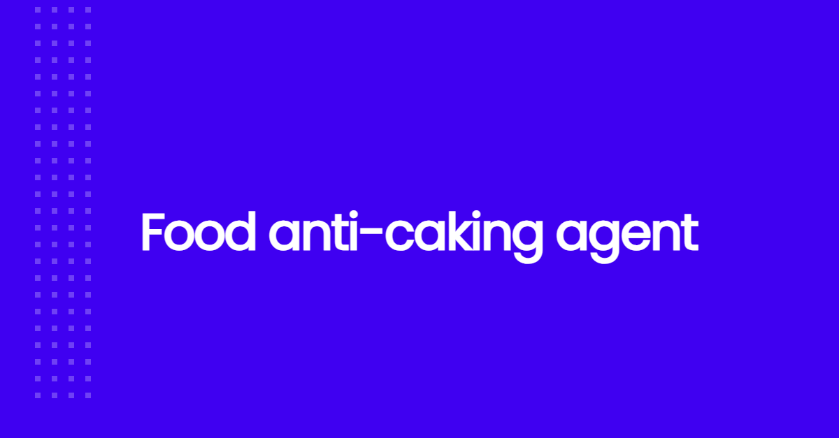 Food anti-caking agent