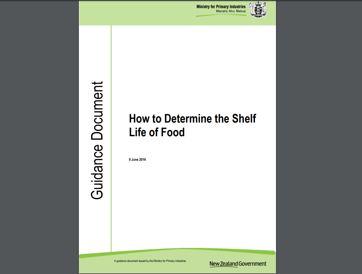 shelf life of food